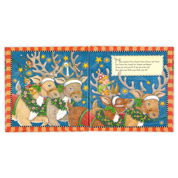 The Night Before Christmas By Clement C. Moore illustrated By Mary Engelbreit - Picture 5 of 7